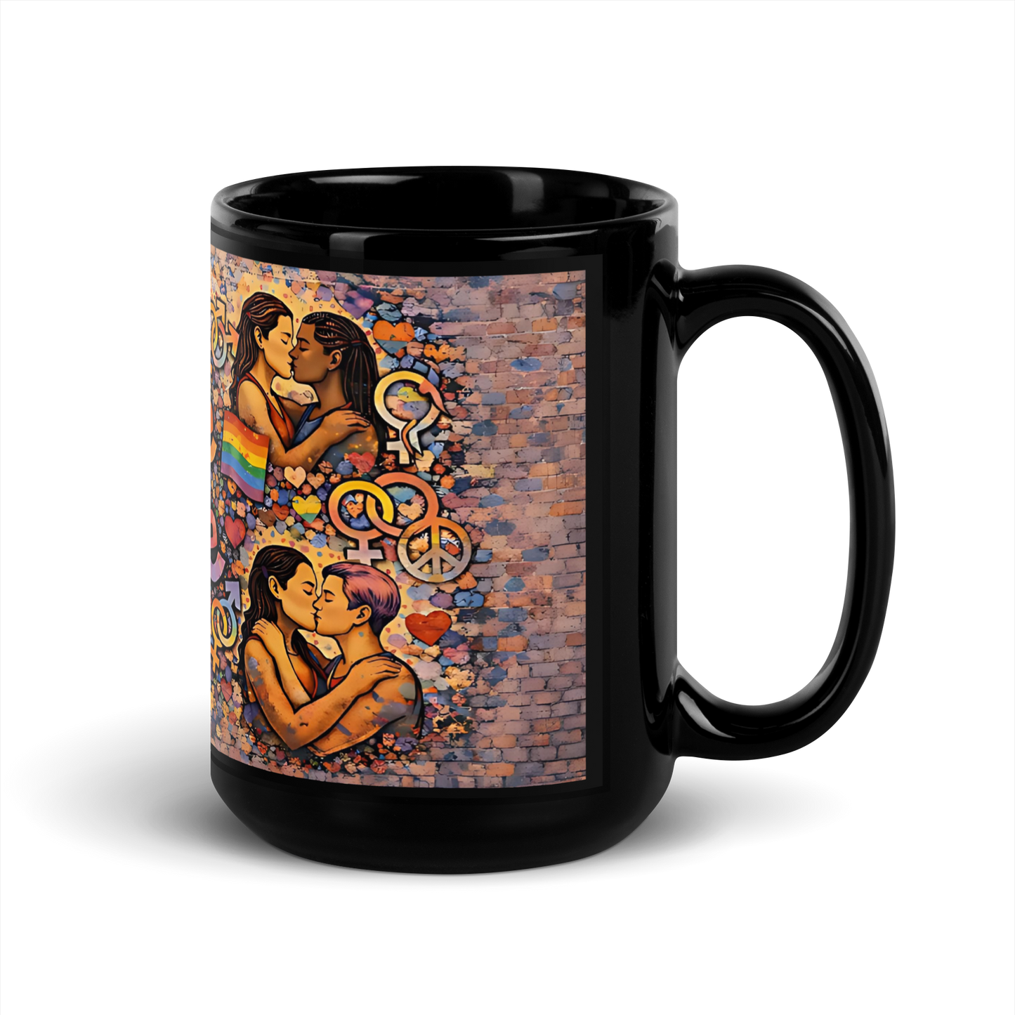 Love is Love Mural Mug