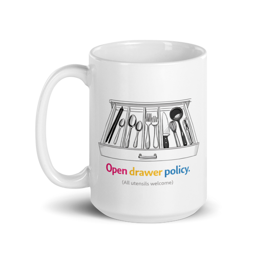 The "Open Drawer Policy" Mug