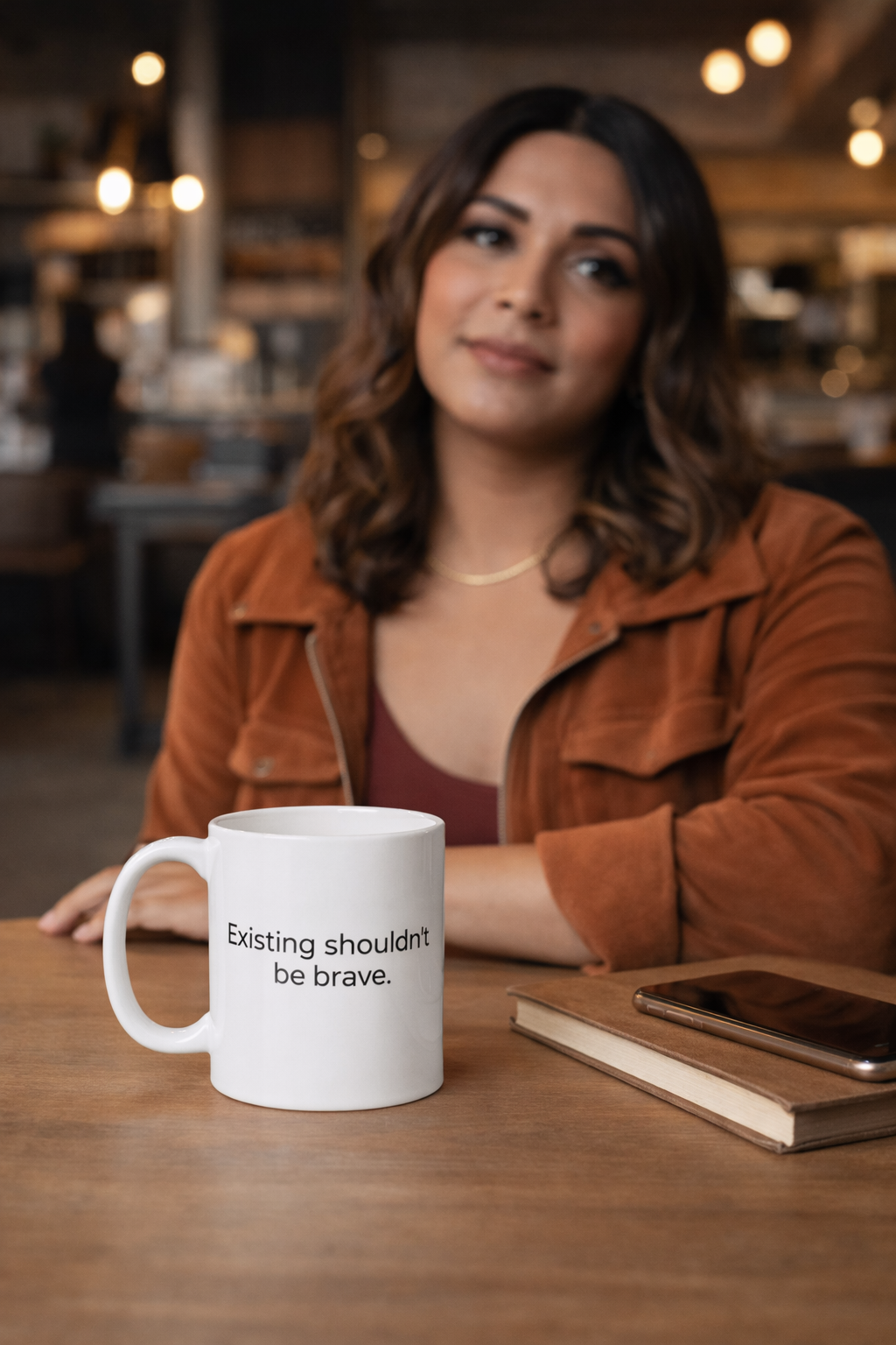 Existing Shouldn’t Be Brave Mug