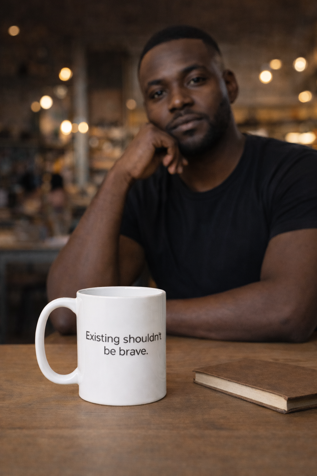 Existing Shouldn’t Be Brave Mug