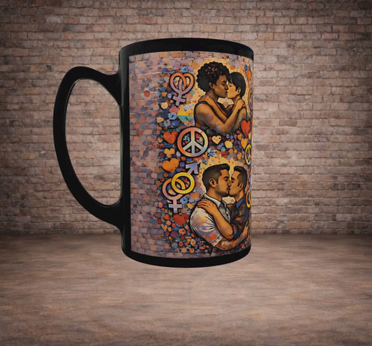 Love is Love Mural Mug