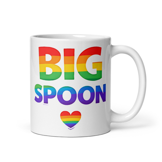Big Spoon Rainbow Mug