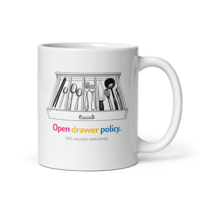 The "Open Drawer Policy" Mug