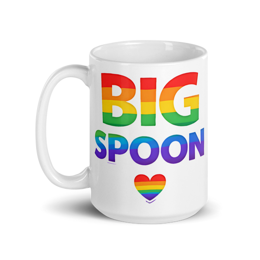 Big Spoon Rainbow Mug